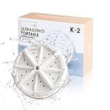 Candykisscase Portable Washing Machine Mini Washing,Mini Dishwashers Ultrasonic Turbo Disinfection with USB, Suitable for Home, Business, Travel, College Room, RV, Apartment