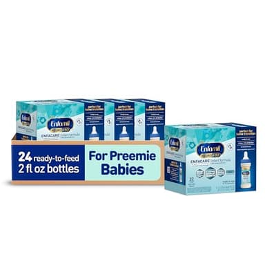 Enfamil NeuroPro EnfaCare High Calorie Premature Baby Formula, Milk-Based with Iron, Brain-Building DHA, Vitamins & Minerals for Immune Support, easy-to-digest proteins, Baby Milk, 2 Fl Oz, 24 Count