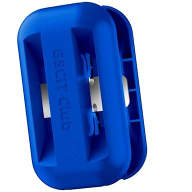 GSCIT Club Edge Banding Trimmer, Tungsten Carbide Blades Hand Planer Edge for Burrs Edge Trim Planer Wood Scraper Edge Banding Tools Cutter for PVC ABS Melamine (Blue)