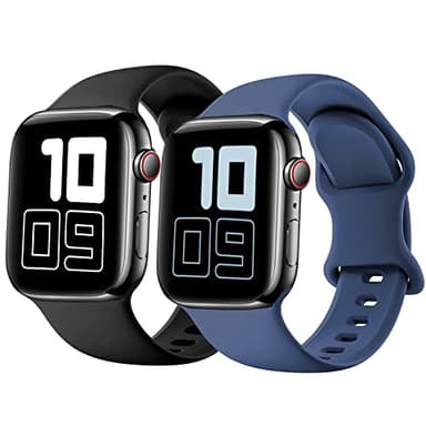 Silicone Strap Compatible with Kids Apple Watch Band 38mm 40mm 41mm 42mm 44mm 45mm 46mm, Soft Sport Replacement Bands for iWatch Series 11 10 9 8 7 6 5 4 3 2 1 SE3 SE2 SE Girls Boys Small Wrists