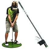 DeadEyeVR DriVR Elite - VR Golf Club Handle Attachment - VR Golf Club Handle for Quest 2, 3/3s, and Pro - Adjustable Weighted VR Golf Simulator Grip (Elite Green)