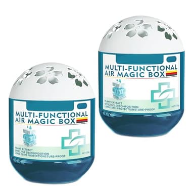 Indoor Air Purification Dust Removal Magic Box,Multi Functional Air Magic Box Dust Cleaner,Automatic Dust-Sucking,Plant-Based,No Electricity & Noise,Ues For Any Room,Day And Night