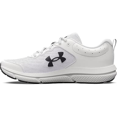 Under Armour Women's Charged Assert 10 Running Shoe, (104) White/White/Black, 9 M
