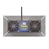 Durablow 220 CFM WiFi Smart Crawl Space Vent Fan, Dual Fans with Dehumidistat & Thermostat, Works with Alexa, Google Assistant, Siri, Foundation Vent, Radon Mitigation (Stainless steel silver,M2D-SH)