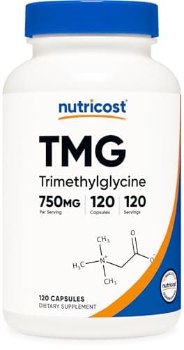 Nutricost TMG (Trimethylglycine) 750mg, 120 Capsules