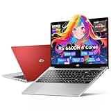 NIMO 15.6 FHD-Business-Gaming-Laptop, 6-Cores 660M GPU, AMD Ryzen 5 6600H 32GB DDR5 1TB SSD (Beat i7-1165G7, Up to 4.5GHz) IPS Laptop Computer with 100W Type C Fingerprint Backlit Keyboard Win 11