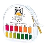 Kombucha Instant Read pH Strips Dispenser - pH Range 0-6 - 15 ft Roll | 180 1" Inch Strips | Single Roll | Food Service, Brewing and Fermentation Test Strips