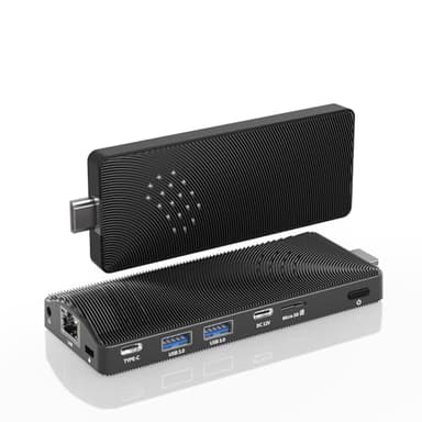 OuuOee Mini PC Stick Fanless, Celeron J4105, 8GB RAM 128GB Storage, Micro Computer Stick Supports 4K 60HZ HDMI, USB PD3.0, Gigabit Ethernet, Wi-Fi 5 on Business, Industrial, Office, Media, Video