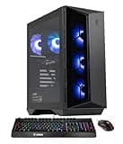 MSI Aegis Z Gaming Desktop: AMD Ryzen R7-7700, Geforce RTX 4070 Super, 16GB DDR5, 1TB m.2 NVMe SSD, 80+ Gold PSU, WiFi, Keyboard & Mouse, DIY Friendly, Windows 11 Home: 7NUE-676US