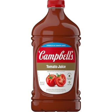 Campbell's Tomato Juice, 100% Tomato Juice, 64 oz Bottle
