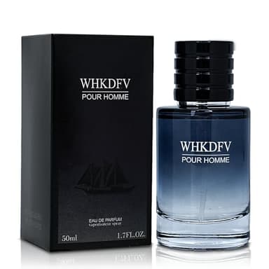 WHKDFV cologne men's perfume - citrus fresh and lasting spray perfume lemon pepper base note cedar 1.7ounce portablecologne for men