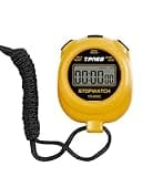 TPNEG Simple Stopwatch Timer - Easy to Use, Set Up, Read, and Carry - Large Display - On/Off, AAA Battery, No Hourly Beep - Ideal for Kids, Track and Field, Sports, Classroom - Stopwatches for Coaches