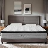 OGIAWA Queen Size Mattress, 12 Inch Queen Hybrid Mattresses in a Box with Memory Foam, Medium Firm Individual Pocket Spring for Edge Support, Fiberglass Free Bed Mattres, Breathable, CertiPUR-US.