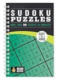 Sudoku: Over 200 Puzzles & Solutions, Easy to Hard Puzzles for Adults, Spiral-Bound (Brain Busters)