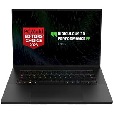 Razer Blade 16 Gaming Laptop: NVIDIA GeForce RTX 4090-13th Gen Intel 24-Core i9 HX CPU - 16" Dual Mode Mini LED (4K UHD+ 120Hz & FHD+ 240Hz) - 32GB RAM - 2TB SSD - Compact GaN Charger - Windows 11