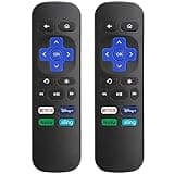 (2 Pack) Replacement Remote Control for Roku Express, for Roku Premiere, for Roku Box, for Roku Player, for Roku 1 2 3 4 -【NOT for Stick or TV】