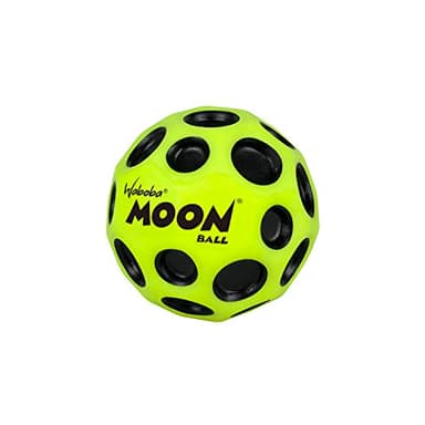 Waboba The Original Moon Ball - Hyper Bouncy Ball – Makes Pop Sound When Bounced - All Ages Extreme Bounce & Fun - Perfect for Active Play & Indoor or Outdoor Games - Yellow