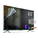 BU TV Screen Protectors 65 inch Anti Glare Film for TV Screen, Blue Light Filter and Glare Reducer, Indoor Outdoor Anti Glare Shield for 65 TVs, Matte Screen Protector for Clear Viewing (65 INCH A)