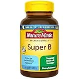 Nature Made Super B Energy Complex, Dietary Supplement for Brain Cell Function Support, 60 Softgels, 60 Day Supply