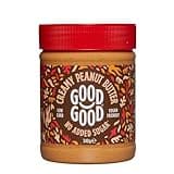 GOOD GOOD Creamy Peanut Butter Keto Friendly - Low Carb & No Added Sugars - Vegan - No Palm Oil or Preservatives - Non-GMO - 12 oz / 340g (Pack of 1)
