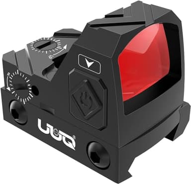 UUQ Mini Reflex Red Dot Sight Shake Awake Optic Sight for Rifles, Pistols and Shotguns 2MOA,12 Brightness Adjustment Red Dot Scope,Suitable for RMR or 20mm Picatinny/Weaver Rail