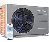 Varpoolfaye Electric Pool Heater For Inground Pool 30000 BTU Swimming Pool Heater Pump Above Ground Pool Heater 120V 8000 Gallon Heating or Cooling WiFi Control Schedule