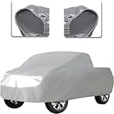 Universal Heavy Duty Outdoor Pickup Truck Cover Windproof Dust Outdoor Protection All Weather Replacement for Pickup Truck up to 260" L x 80" W x 65" H