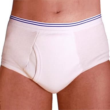 Petey's Washable Incontinence Underwear for Men (Super Protection) - Reusable Men's Briefs for Moderate to Heavy Leakage (X-Large)