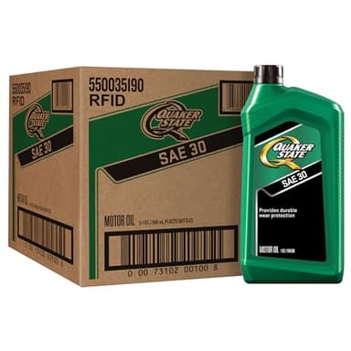 Quaker State Motor Oil, HD 30, 1 Quart (6 Pack)
