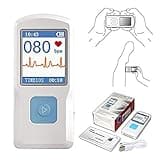 CONTEC Portable ECG/EKG Monitor PC Software Electrocardiogram Bluetooth Heart Rate Beat LCD Monitor PM10