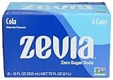 Zevia Zero Calorie Soda Cola, 12 Oz Pack of 6