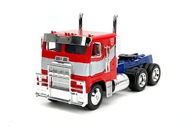 Jada Transformers Rise of The Beast 1:24 Optimus Prime w/Robot On Chassis Die-Cast Car, Toys for Kids and Adults