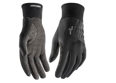 Mizuno Unisex ThermaGrip Cold Weather Golf Glove, Black, Large