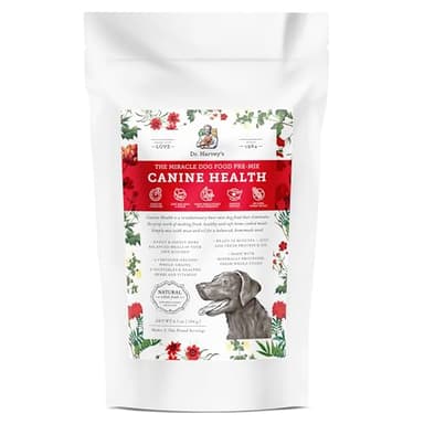 Dr. Harvey's Canine Health Miracle Dog Food, Human Grade Dehydrated Base Mix for Dogs with 9 Vegetables and 6 Organic Whole Grains (Trial Size 6.5 Oz)
