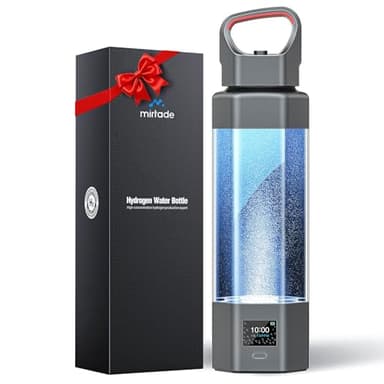 Hydrogen Water Bottle Generator,Up to 10000+ PPB Hydrogen Bottle Water Ionizer with SPE/PEM Technology,12 OZ Food-Grade PC Hydro Water Machine,SGS-Certified Molecular Generator for Sports/Home