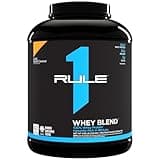 Rule One Proteins, R1 Whey Blend-Lightly Salted Caramel, 24g Fast-Acting Whey Protein Concentrates, Isolates, and Hydrolysates Per Serving, with Naturally Occurring EAAs and BCAAs, 5lbs