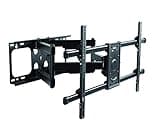 Premium Mount - Heavy Duty Dual Arm Articulating TV Wall Mount Bracket for Dell C6522QT 65" Class 4K UHD Touchscreen Conference Room IPS LED Display C6522QT Tilt & Swivel w/Reduced Glare - Buy Smart!