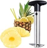 Pineapple Cutter and Corer Tool, Stainless Steel Pineapple Slicer Peeler, Easy Pineapple Core Remover Tool