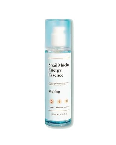 The KLOG Snail Mucin 90% Energy Essence, Snail Extract Essence for Hydration, Serum for Acne-Prone, Dry, Dehydrated Skin, Cruelty Free Korean Skincare, 3.38 Fl.Oz 100ml