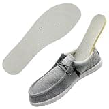 VOBUYING Shoe Insoles for Hey Dude Wally Shoes Replacement, Shoe Inserts for Men, Memory Foam Men Insoles, Providing Excellent Shock Absorption and Cushioning, Reducing Sweating and Odors(M10)