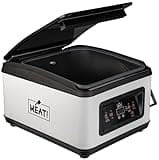 MEAT! Chamber Vacuum Sealer With Oil-Less Pump, 12" Sealing Bar, and Deep Chamber for Preserving Meat and Vegetables