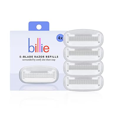 Billie Women’s Razor Refill Blades – 4 Count (Pack of 1)