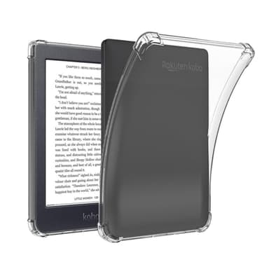 Stianiiie Clear Case for Kobo Nia 6 - Reinforced Corners 6' Cover for Kobo eReader