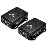 Loraffe Under Hood Rodent Repeller Battery Operated Ultrasonic Car Rat Repellent Mice Deterrent Keep Animal Away from Car with Ultrasound and LED Flashlights Rodent Defense Vehicle Protection, 2 Pack