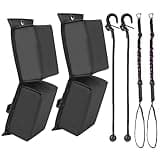 Calvana PWC Jet Ski Bumpers Boat Fenders with 2 Elastic Cords, 2 Boat Dock Rope, Boat Bumpers for Docking 2 Pack, Jet Ski Accessories Dock Fenders Boat Bumpers, 14 x 6 x 3.2 inch
