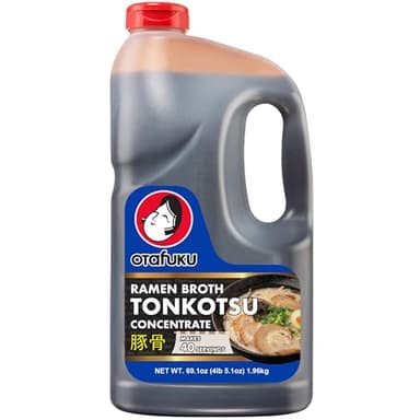 Otafuku Tonkotsu Ramen Broth Concentrate - Authentic Japanese Pork Bone Soup Base for Noodles, and Food Service Use - Restaurant-Quality Umami Taste, 69.1 oz (Pack of 1)