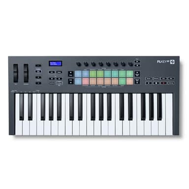 Novation FLkey 37 MIDI Keyboard - Seamless FL Studio Integration with Chord Mode and Scale Mode. All the software you need for Music Production