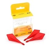 CUESOUL TRAJ AK8 New Integrated Dart Flights and Shafts Diamond Shape,Dart Flight Black Set of 3