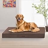 Sytopia 42" Indestructible Dog Bed Chew Proof, XL, Outdoor Waterproof Pet Bed for Extra Large Dogs, Washable, Orthopedic, Dog Crate Pad, Supports up to 100 lbs, Caramel