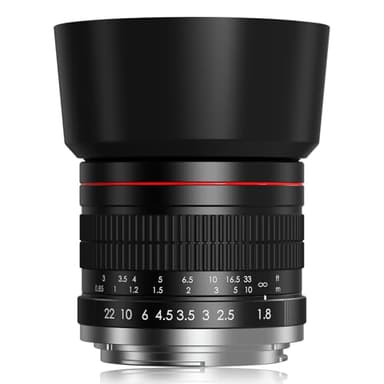 F 85mm f1.8 Portrait Lens - MF for Nikon D850/D750/D500/D7500/D610/D5600/D7200/D7000/D3500/D3400/D3300/D3200/D3100/D5/D6/D810//D7100/D5300/D5100/D800 - Manual Focus DSLR Cameras Lenses(F-Mount)